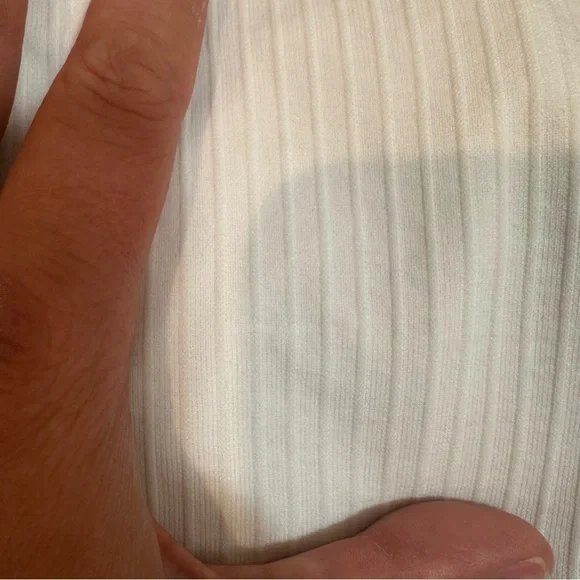 Lululemon Ebb to Street Racerback Crop Tank Size 4 White - Picture 6 of 10